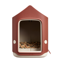 cosy bird feeder 18cm toscaans rood